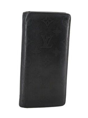LOUIS VUITTON Monogram Shadow Portefeuille Brazza Wallet M62900 LV Auth am7512